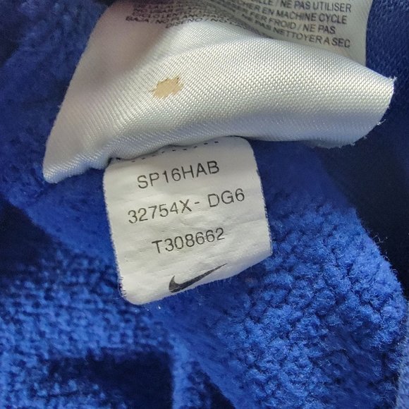 Nike Los Angeles Dodgers Adults Medium Blue Pullover Hoodie Sweater Baseball - Picture 6 of 12